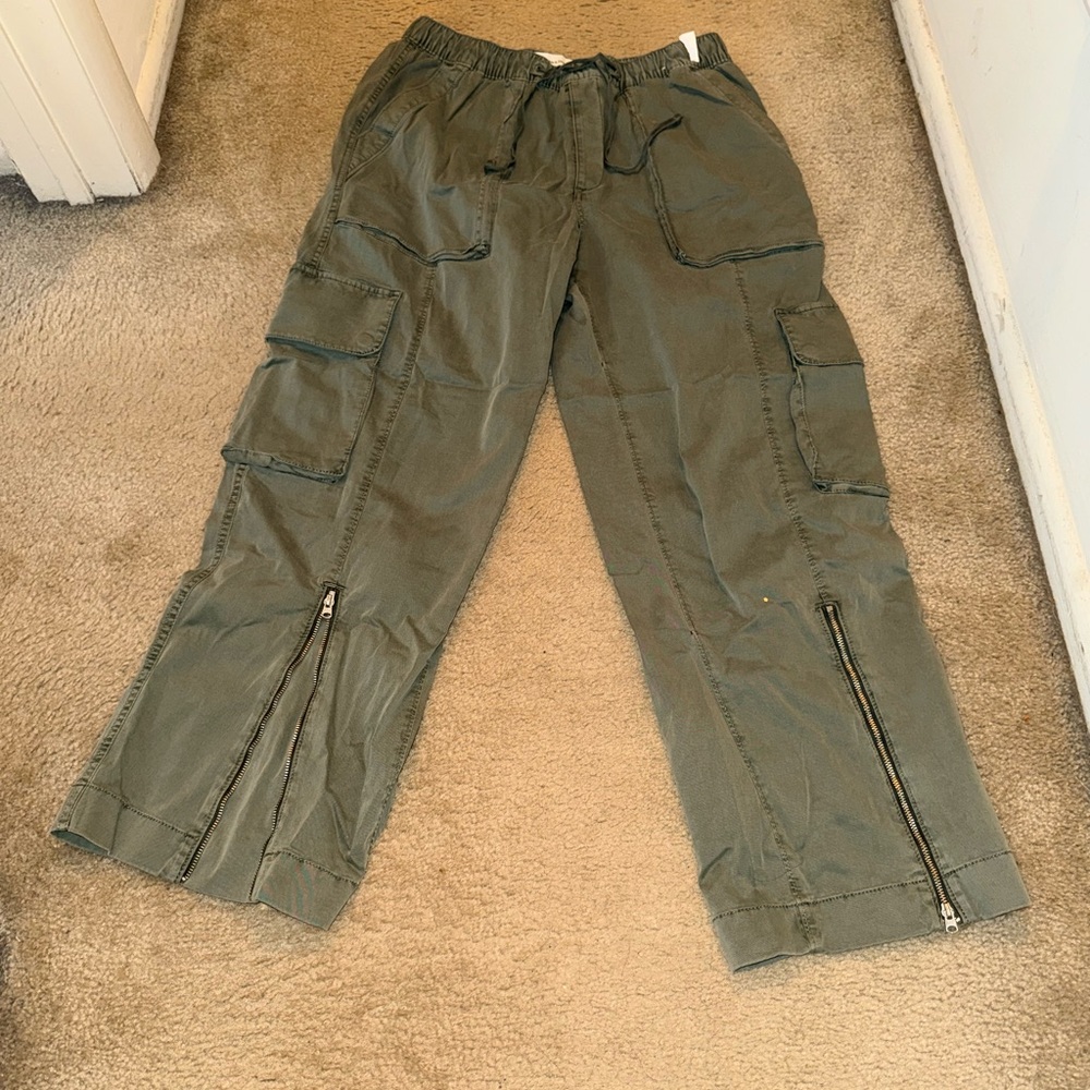 Abercrombie Cargo Pants with Zipper Details